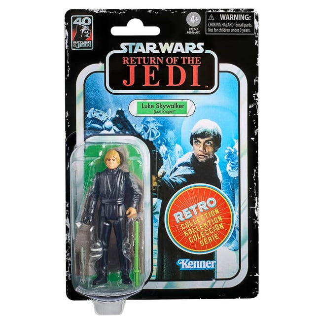 Star Wars Retro Collection ROTJ Luke Skywalker Jedi Knight 3.75 Action Figure