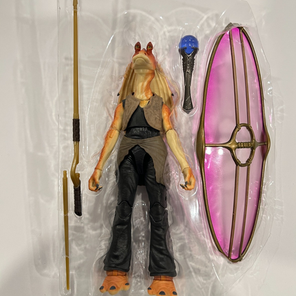 Star Wars The Black Series Deluxe Jar Jar Binks 6 " Action Figure LOOSE NEW0