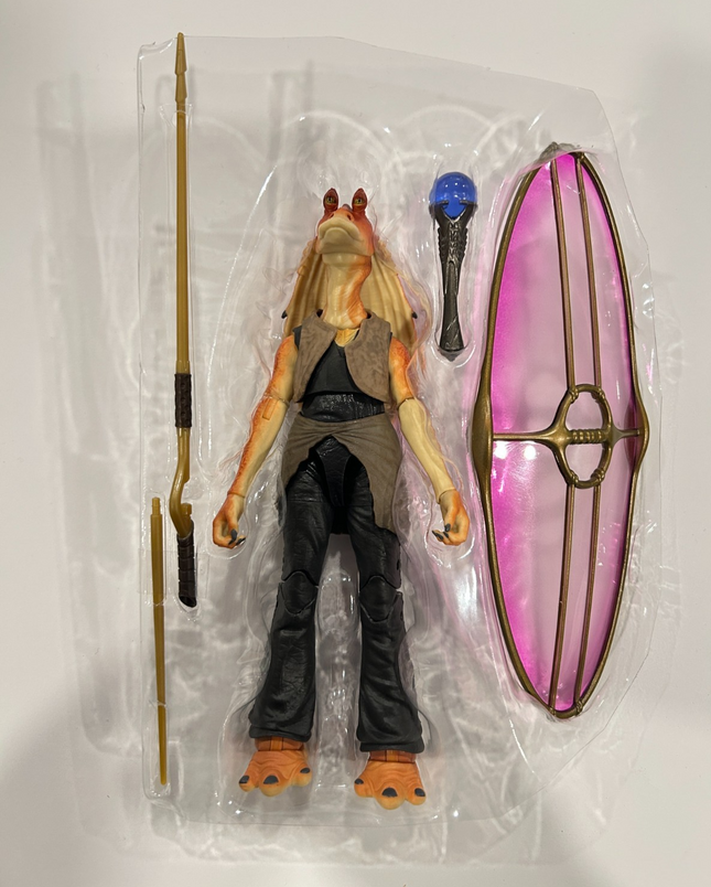 Star Wars The Black Series Deluxe Jar Jar Binks 6 " Action Figure LOOSE NEW0