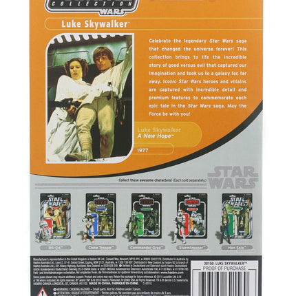 2011 Star Wars Vintage Collection VC39 Luke Skywalker Death Star UNPUNCHED MINT