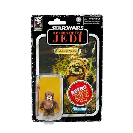 Star Wars Retro Collection ROTJ Wicket Ewok UNPUNCHED MINT1