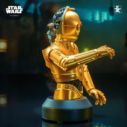 Star Wars Diamond Select C-3PO & Babu Frik 1/6 Scale Bust Statue2