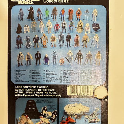 Star Wars Kenner Vintage ESB Lot of 7 Card Back Han Ugnaught FX-7 2-1B R2-D29