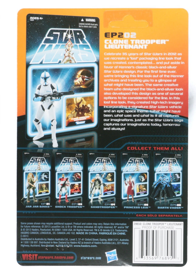 Star Wars The Vintage Collection Lost Line Clone Lieutenant - UNPUNCHED MINT1