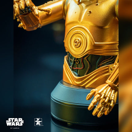 Star Wars Diamond Select C-3PO & Babu Frik 1/6 Scale Bust Statue4