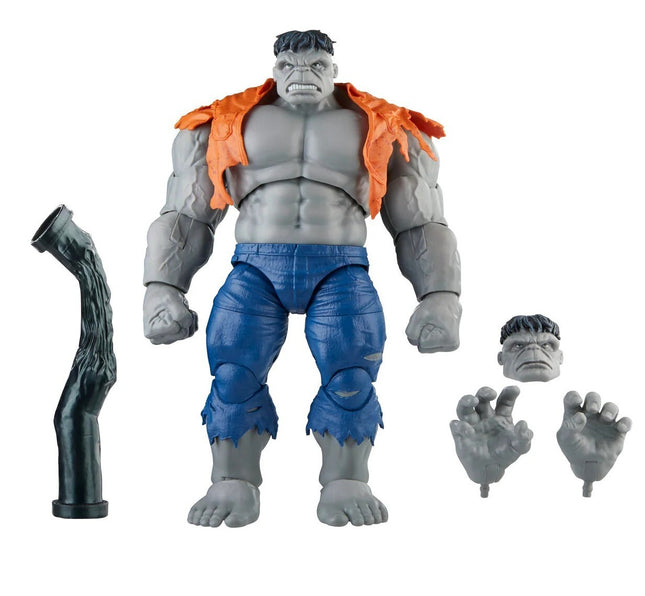 Marvel Legends Avengers 60th Grey Hulk 6" Action Figure LOOSE NEW1