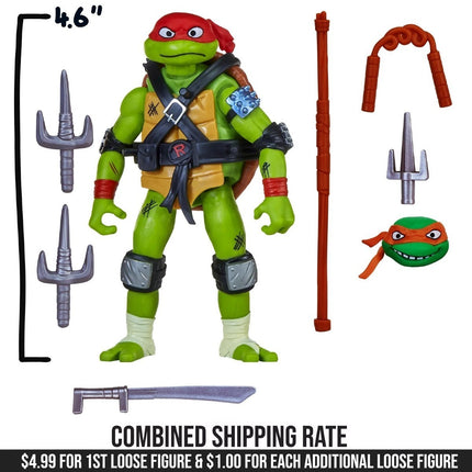 TMNT Teenage Mutant Ninja Turtles Disguise Mix N Match Raphael Figure LOOSE NEW0