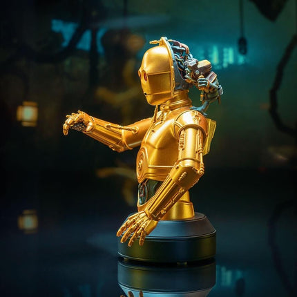 Star Wars Diamond Select C-3PO & Babu Frik 1/6 Scale Bust Statue6