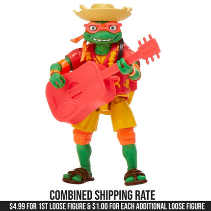 TMNT Teenage Mutant Ninja Turtles in Disguise Beach Bum Mikey Figure LOOSE NEW1