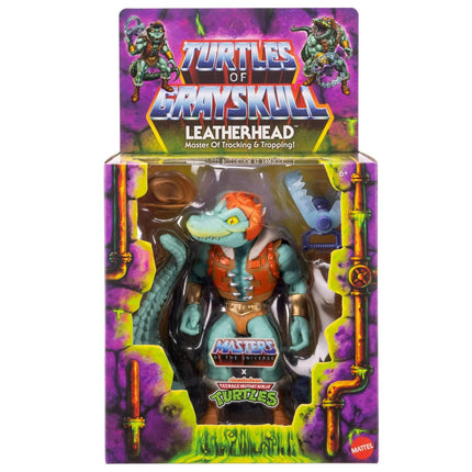 Masters of the Universe TMNT Turtles of Grayskull Leatherhead Figure NEW0