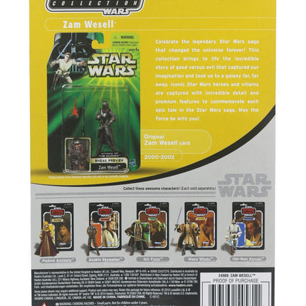 2010 Star Wars The Vintage Collection VC30 Zam Wesell  - UNPUNCHED MINT