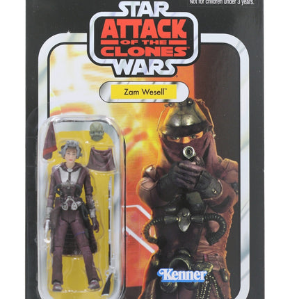 Star Wars 2012  The Vintage Collection VC30 Zam Wesell UNPUNCHED MINT0