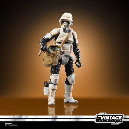Star Wars Vintage Collection VC289 Biker Scout & Grogu 3.75 Figure - MINT6
