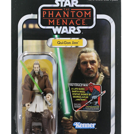 2012 Star Wars The Vintage Collection VC75 Qui-Gon Jinn - UNPUNCHED MINT0