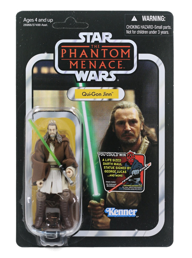 2012 Star Wars The Vintage Collection VC75 Qui-Gon Jinn - UNPUNCHED MINT0