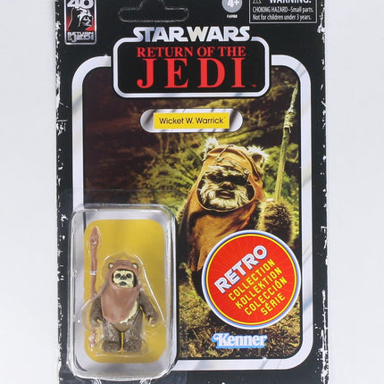 Star Wars Retro Collection ROTJ Wicket Ewok UNPUNCHED MINT0