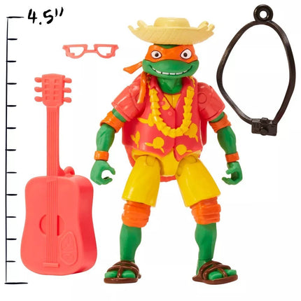 TMNT Teenage Mutant Ninja Turtles in Disguise Beach Bum Mikey Figure LOOSE NEW5