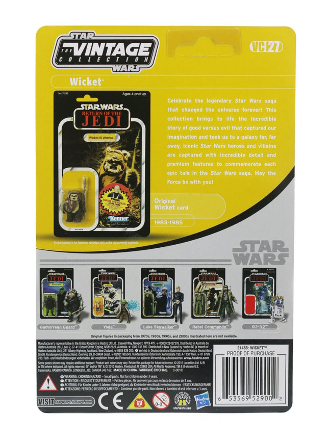 2010 Star Wars The Vintage Collection VC27 Wicket Ewok - UNPUNCHED MINT1
