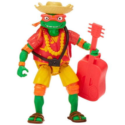 TMNT Teenage Mutant Ninja Turtles in Disguise Beach Bum Mikey Figure LOOSE NEW2