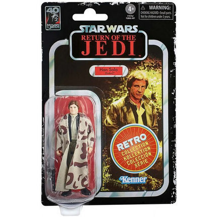 Star Wars ROTJ The Retro Collection Han Solo Endor 3.75" Figure MINT0