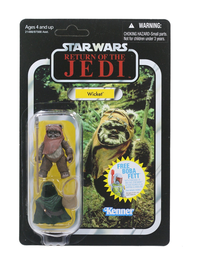 2010 Star Wars The Vintage Collection VC27 Wicket Ewok - UNPUNCHED MINT