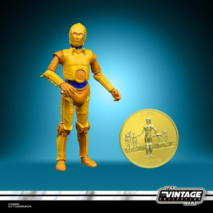 Star Wars Target Exclusive TVC Droids C-3PO & Coin 3.75" Action Figure LOOSE NEW1