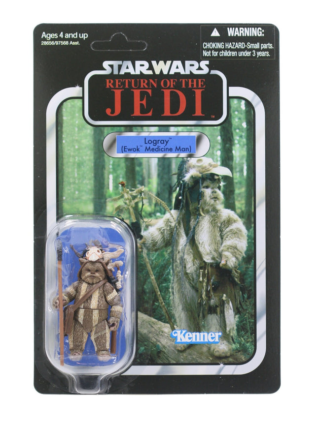 2011 Star Wars Vintage Collection VC55 Logray Ewok - MINT UNPUNCHED0