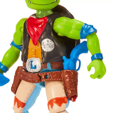 TMNT Teenage Mutant Ninja Turtles in Disguise Cowboy Leo Figure LOOSE NEW4