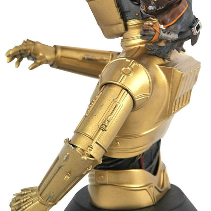 Star Wars Diamond Select C-3PO & Babu Frik 1/6 Scale Bust Statue9