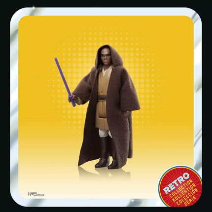 Star Wars The Retro Collection AOTC Mace Windu 3.75" Figure MINT UNPUNCHED4