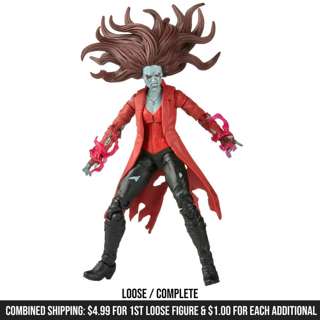 Marvel Legends Khonshu What if Zombie Scarlet Witch 6" Action Figure LOOSE NEW1