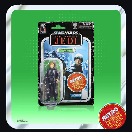 Star Wars ROTJ Retro Collection Luke Skywalker 3.75" Figure MINT4