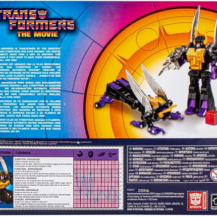 Transformers The Movie 1986 Retro Insecticon Espionage Kickback Figure - NEW5