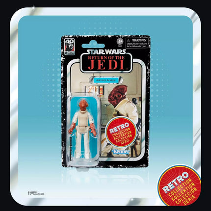 Star Wars Retro Collection ROTJ Admiral Ackbar UNPUNCHED MINT - It's a trap!