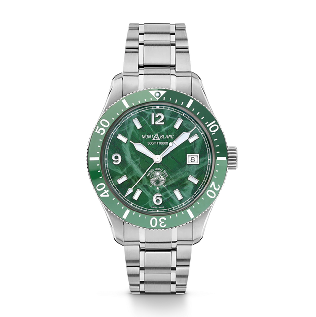 Montblanc Iced Sea Automatic Date Green Dial Stainless Steel
