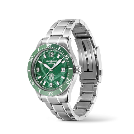 Montblanc Iced Sea Automatic Date Green Dial Stainless Steel