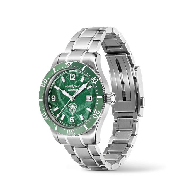 Montblanc Iced Sea Automatic Date Green Dial Stainless Steel