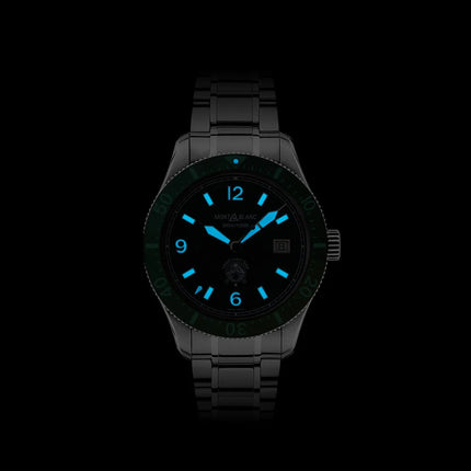 Montblanc Iced Sea Automatic Date Green Dial Stainless Steel