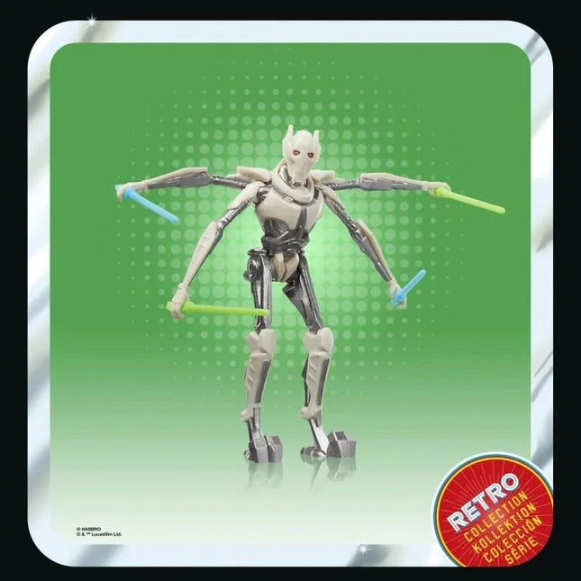 Star Wars Retro Collection ROTS General Grievous 3.75" Action Figure LOOSE NEW