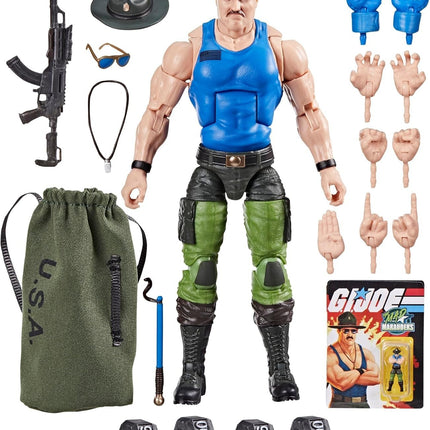 GI Joe Classified Mad Marauders Sgt Slaughter Action 6" Figure LOOSE NEW