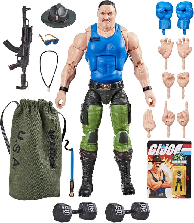 GI Joe Classified Mad Marauders Sgt Slaughter Action 6" Figure LOOSE NEW