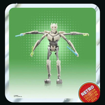 Star Wars Retro Collection ROTS General Grievous 3.75" Action Figure LOOSE NEW